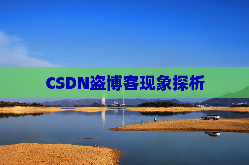 CSDN盗博客现象探析